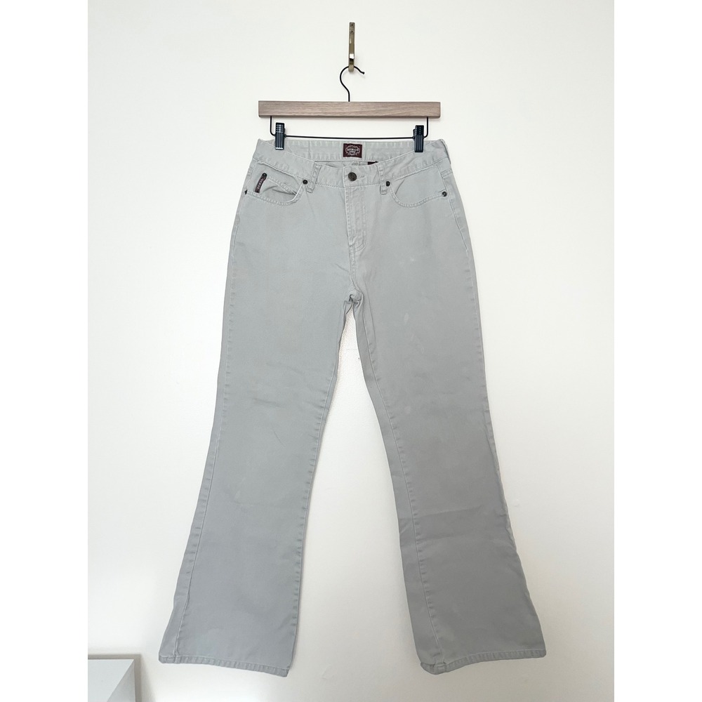 BONGO 1982 Vintage Y2K 90s Flare Leg Jeans Tan Mid Rise‎ Pants Bottoms | Size 9